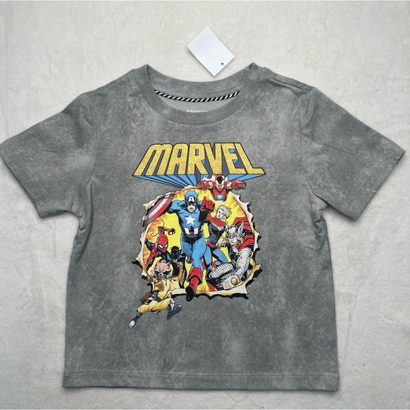 Marvel Other - Marvel Kids T Shirt  Boys Size 3T Gray Graphic T-Shirt - Gray